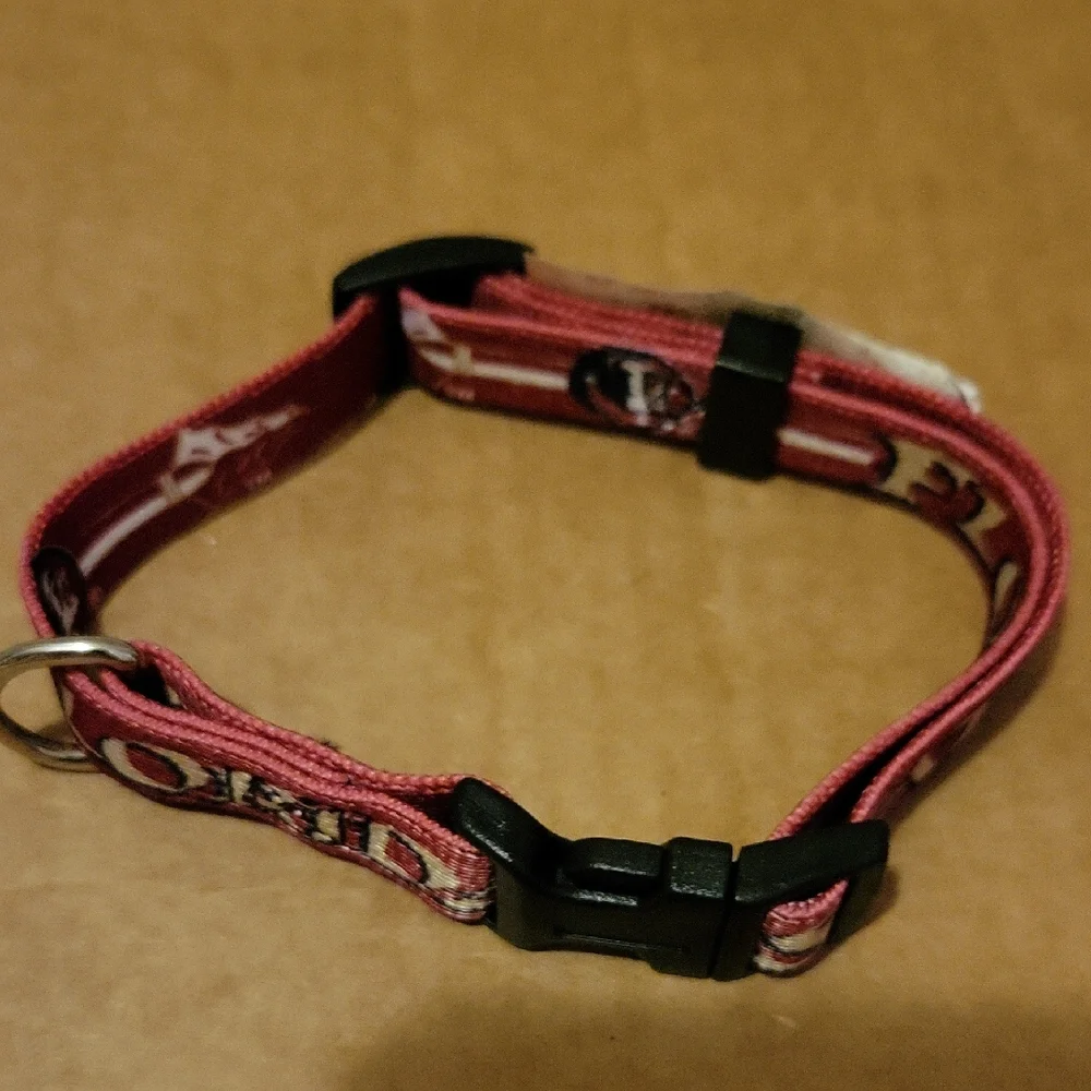 NWT: Florida State Seminoles Adjustable Dog Collar